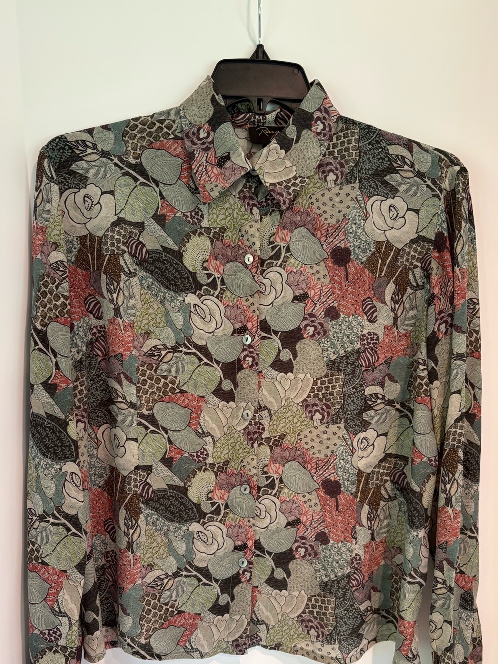 Raag Floral Print Blouse Size Large
